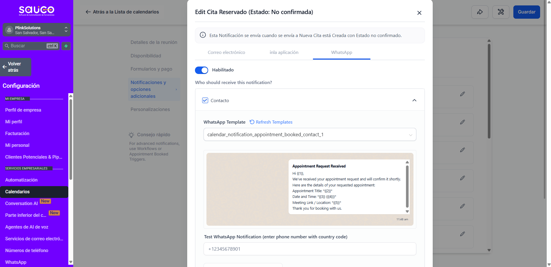 image whatsapp message
